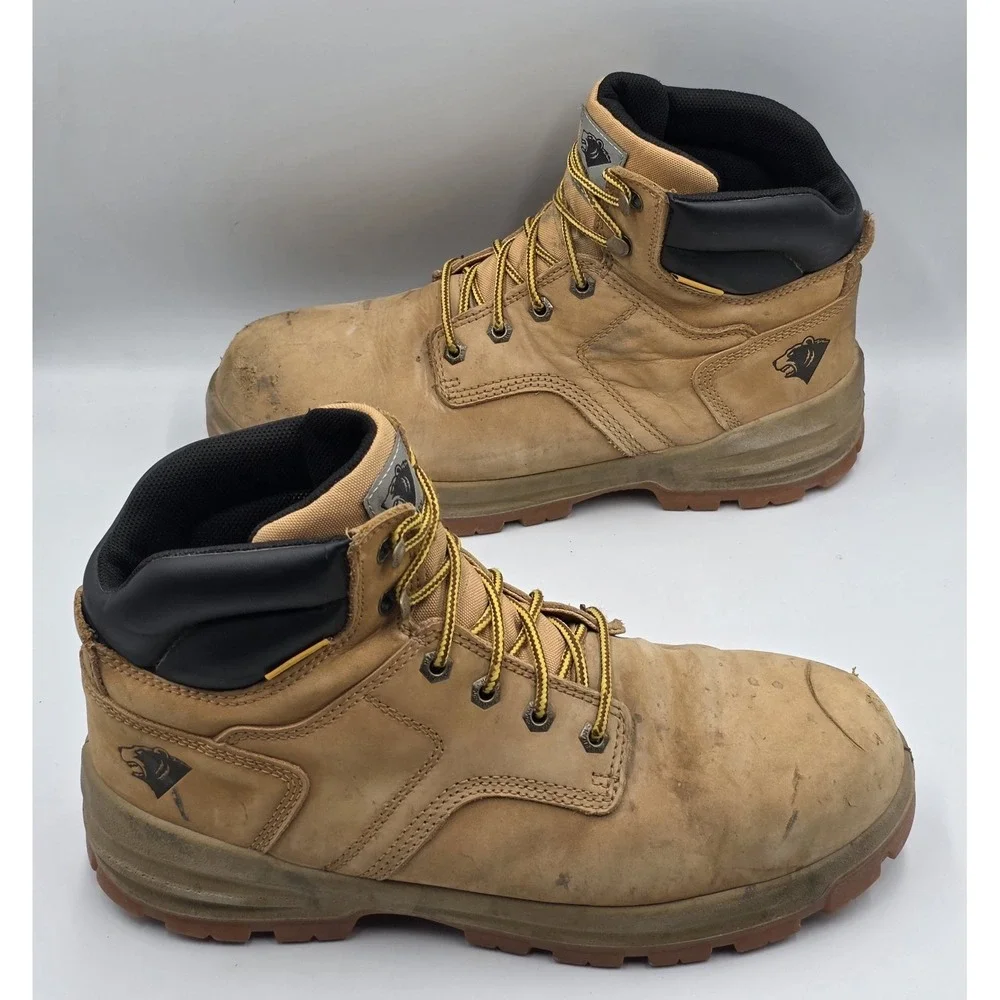 Herman Survivors Grizzly Steel Toe Work Boots Men's 10.5W Brown ASTM F2413-18